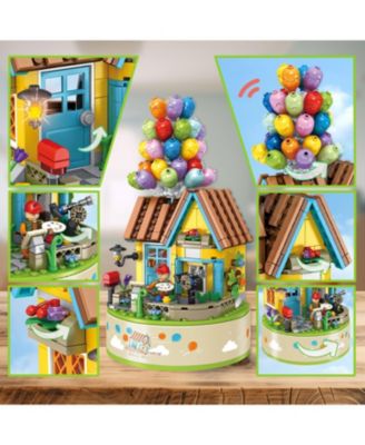 Flying Balloons Building Block Set With Music Box - 528 Pcs