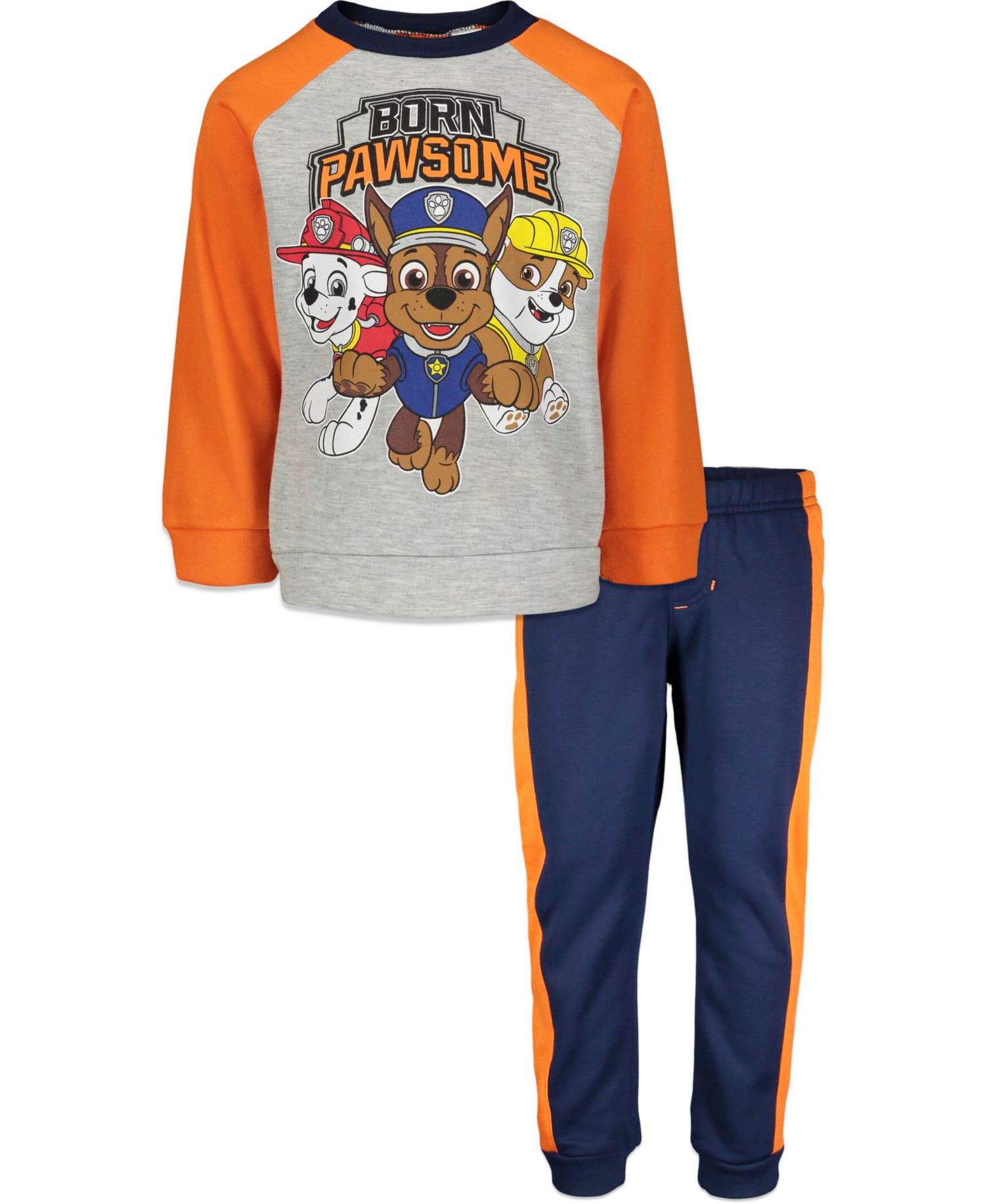 Big Boys Fleece Sweatshirt and Pants Outfit Set