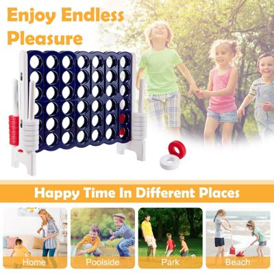 Jumbo 4-to-Score 4 in A Row Giant Game Set