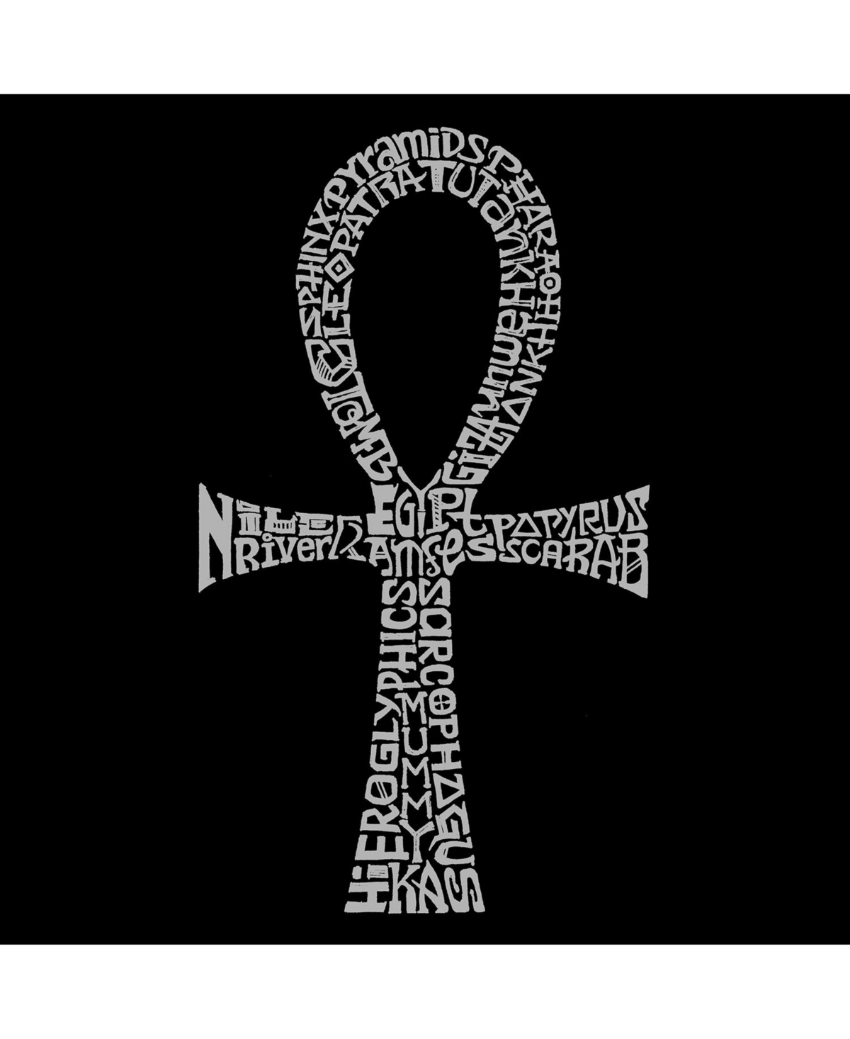 Girl's Word Art T-shirt - Ankh