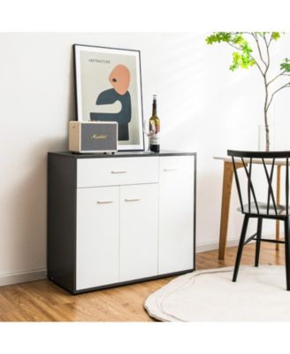 Buffet Sideboard Storage Cabinet with Spacious Table Top