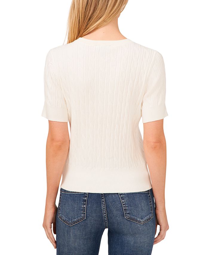 &Merci - Cece Cable Knit Sweater Top main image 1