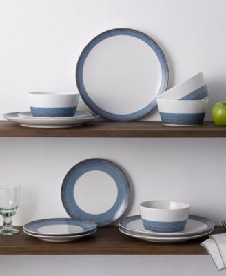 Colorscapes Layers 12 Piece Coupe Dinnerware Set