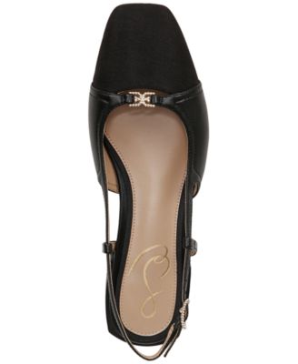 Women's Kara Cap-Toe Slingback Flats