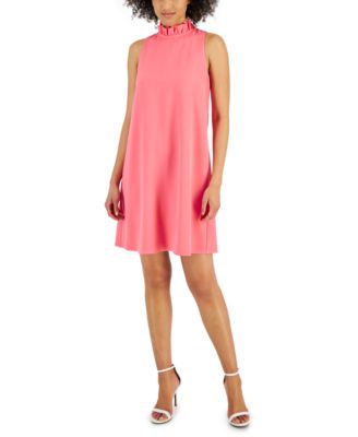 Anne Klein Women's Sleeveless Bow-Back Shift Dress - Macy's