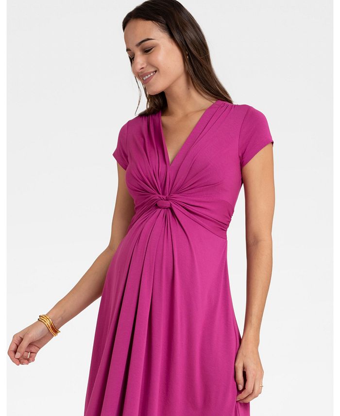 Seraphine Women's Knot Front Maternity Dress - Macy's