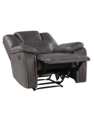 Katrine 39" Manual Recliner - Charcoal