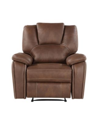 Steve Silver Katrine 39" Manual Recliner - Brown - Macy's