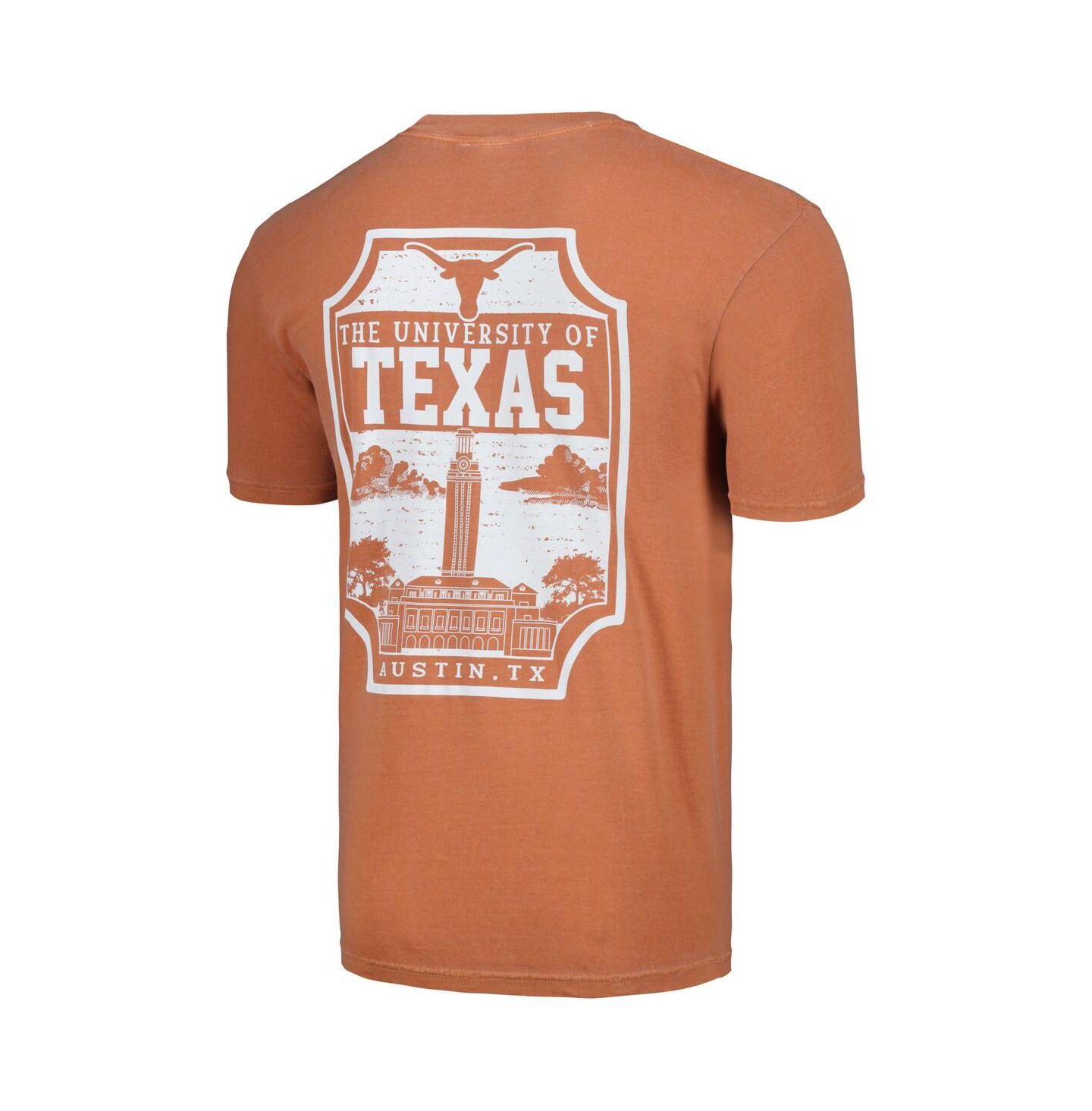 Мужская футболка Image One Texas Orange Texas Longhorns Campus Badge — фото 2