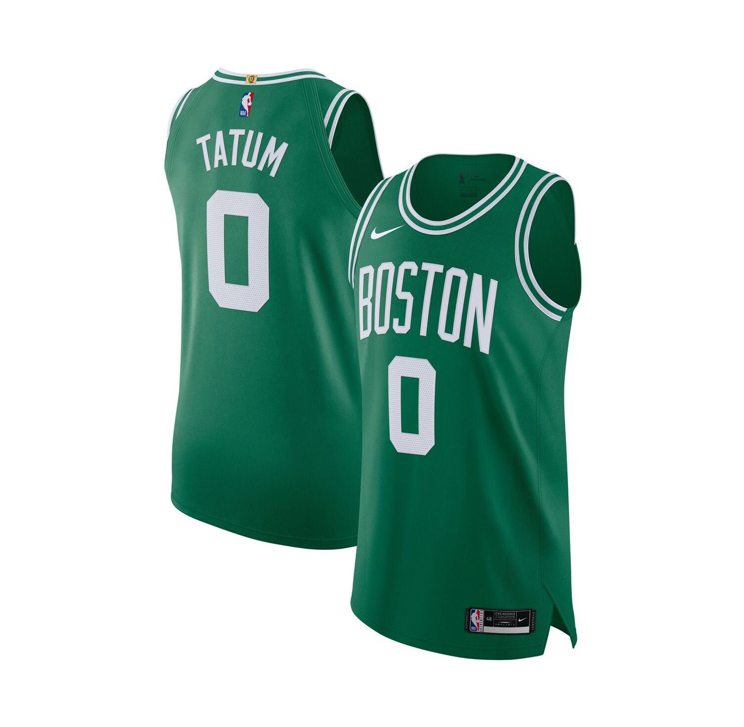 Men's Jayson Tatum Kelly Green Boston Celtics Authentic Jersey - Association Edition