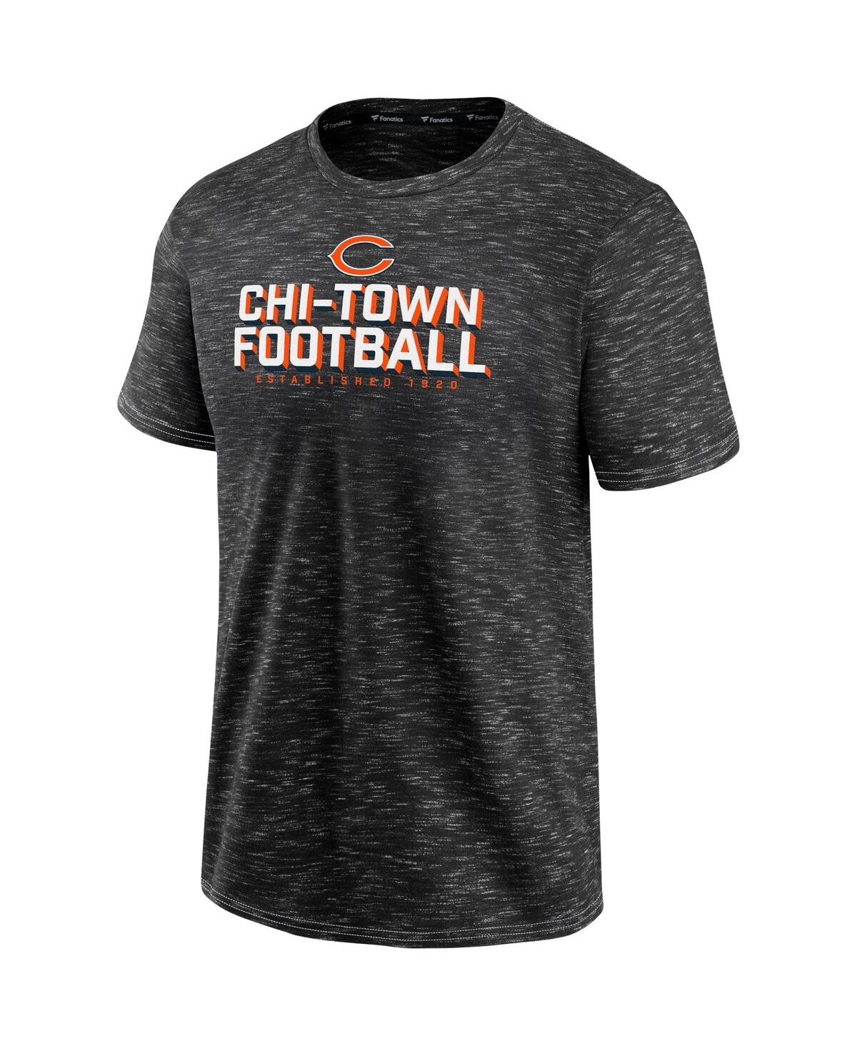 Fanatics Branded Charcoal Chicago Bears Component T-shirt In Charcoal