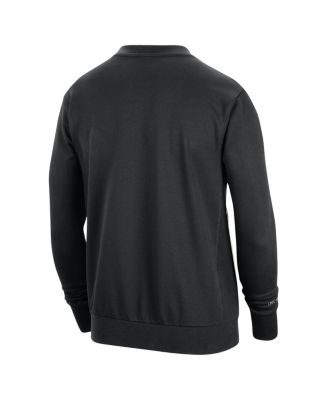 Men's Black Golden State Warriors 2023/24 Authentic Standard Issue Travel Performance Pullover Sweatshirt