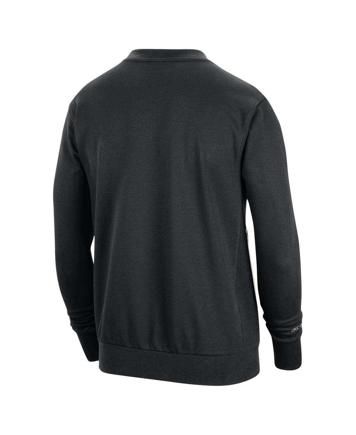 Men's NikeGolden State Warriors 2023/24 Authentic Standard Issue Travel Performance Pullover Sweatshirt - Black