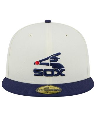 Men's Stone, Navy Chicago White Sox Retro 59FIFTY Fitted Hat