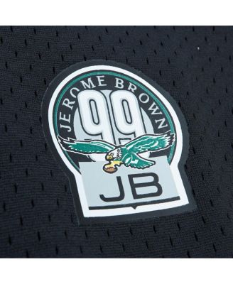 Men's Randall Cunningham Black Philadelphia Eagles Retired Player Name & Number Mesh Top