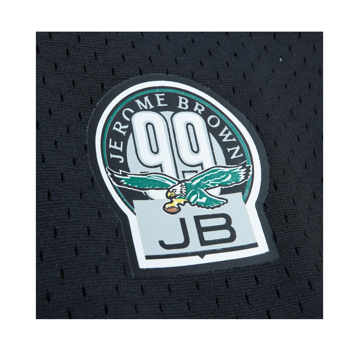 Men's Randall Cunningham Black Philadelphia Eagles Retired Player Name & Number Mesh Top