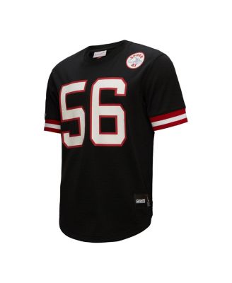 Men's Lawrence Taylor Black New York Giants Retired Player Name & Number Mesh Top