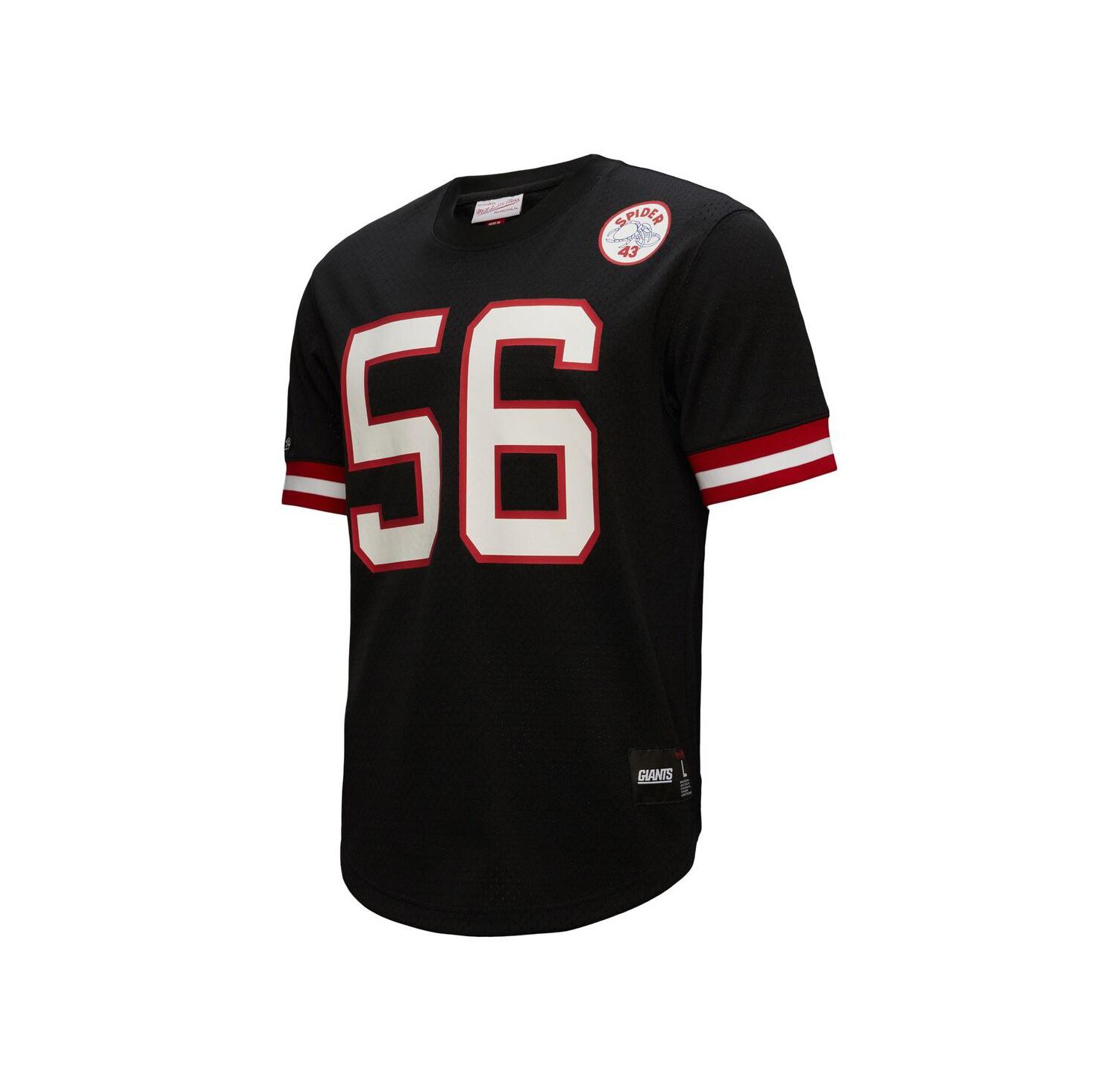 Men's Lawrence Taylor Black New York Giants Retired Player Name & Number Mesh Top