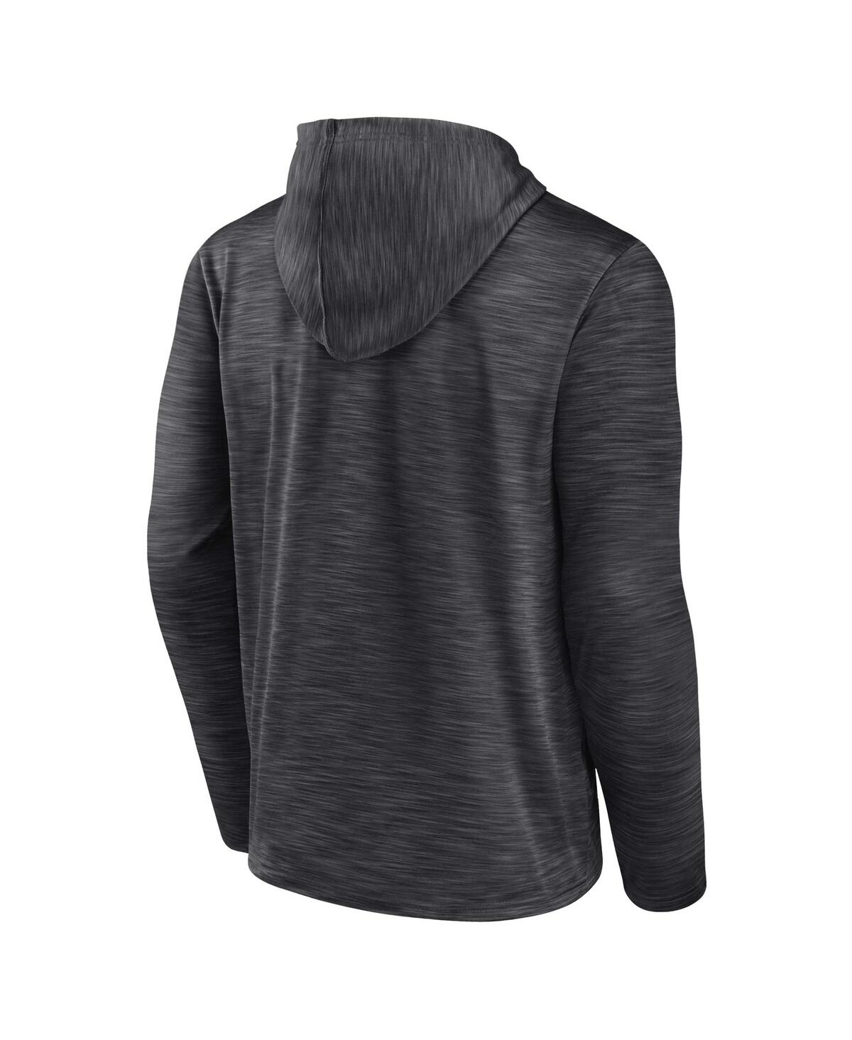 Men's FanaticsUtah Jazz Fast Break Pullover Hoodie - Heather Charcoal