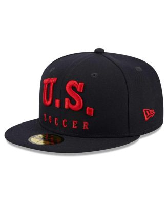 Men's Navy USMNT Text 59FIFTY Fitted Hat
