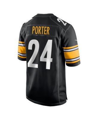 Men's Joey Porter Jr. Black Pittsburgh Steelers 2023 NFL Draft Pick Game Jersey