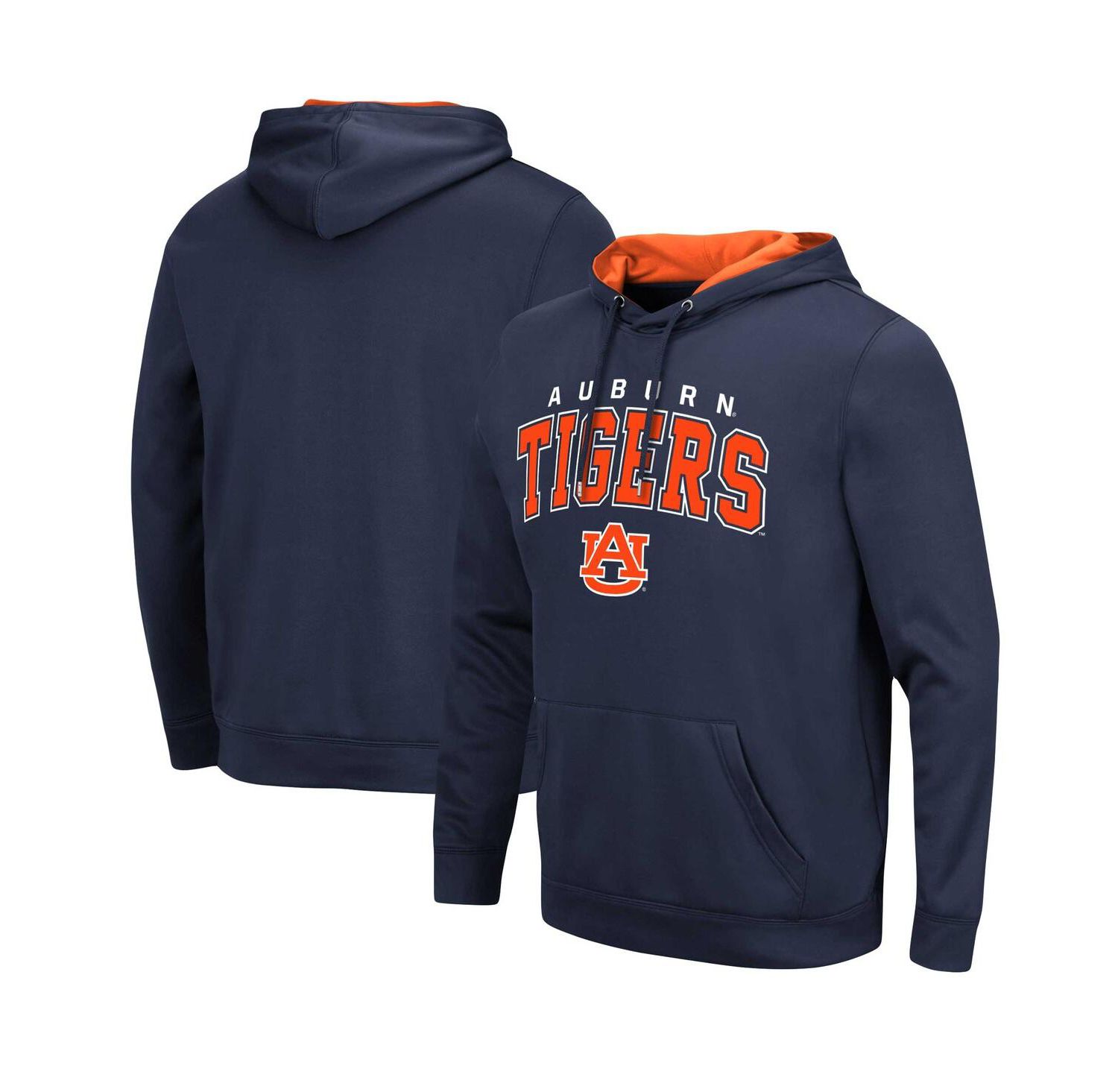 Men's Navy Auburn Tigers Resistance Pullover Hoodie