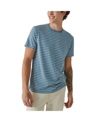 Lucky Brand Men's Venice Burnout Stripe Crewneck T-shirt - Macy's