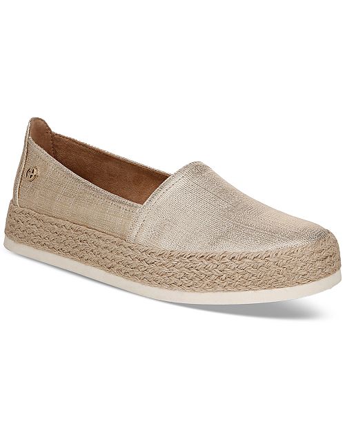 alfani Giani Bernini Women's Archerr Slip On Espadrilles Created for Macy's Women's Fashion Shoes & Accessories