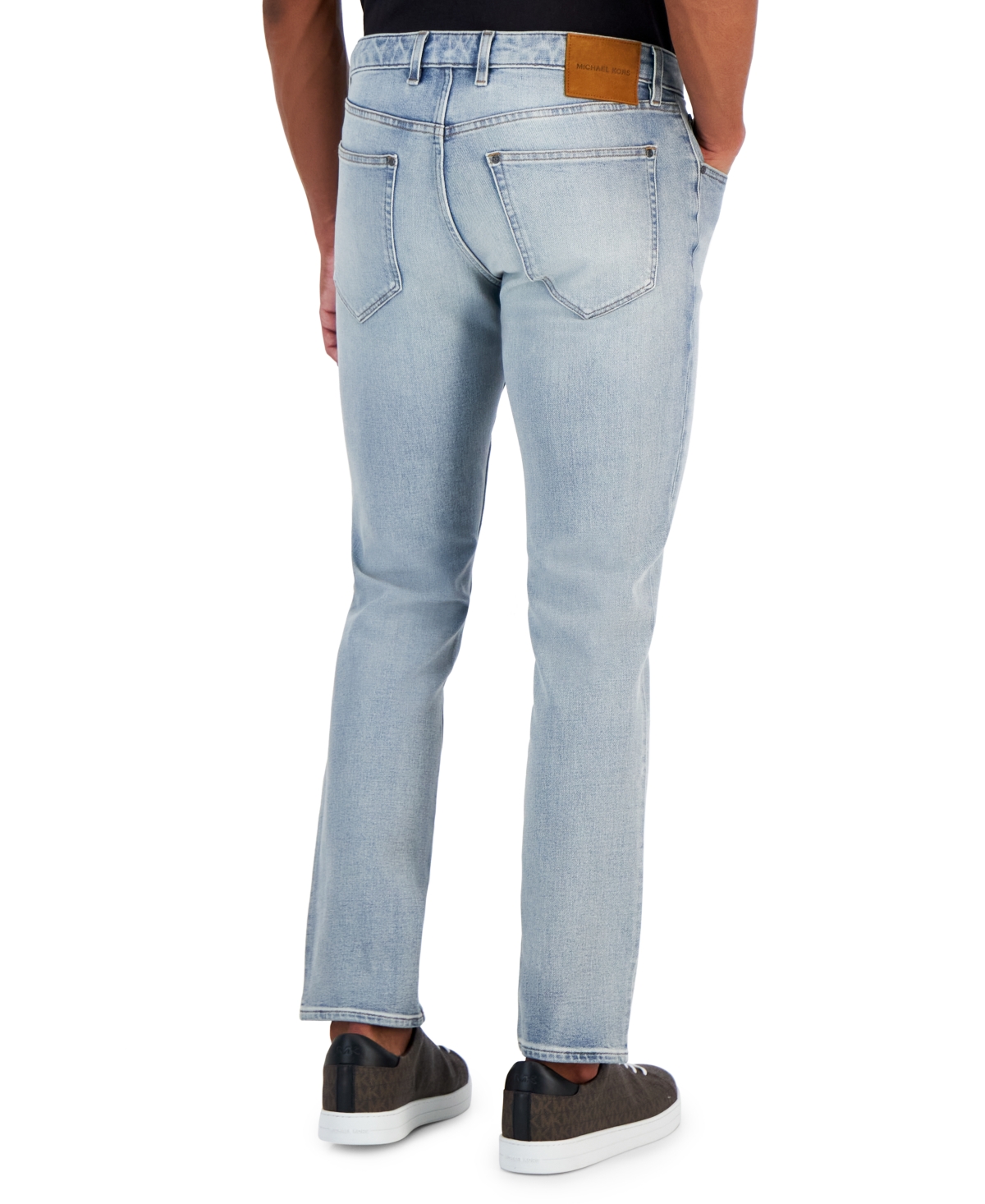 Shop Michael Kors Men's Parker Slim-fit Stretch Jeans In Beckford