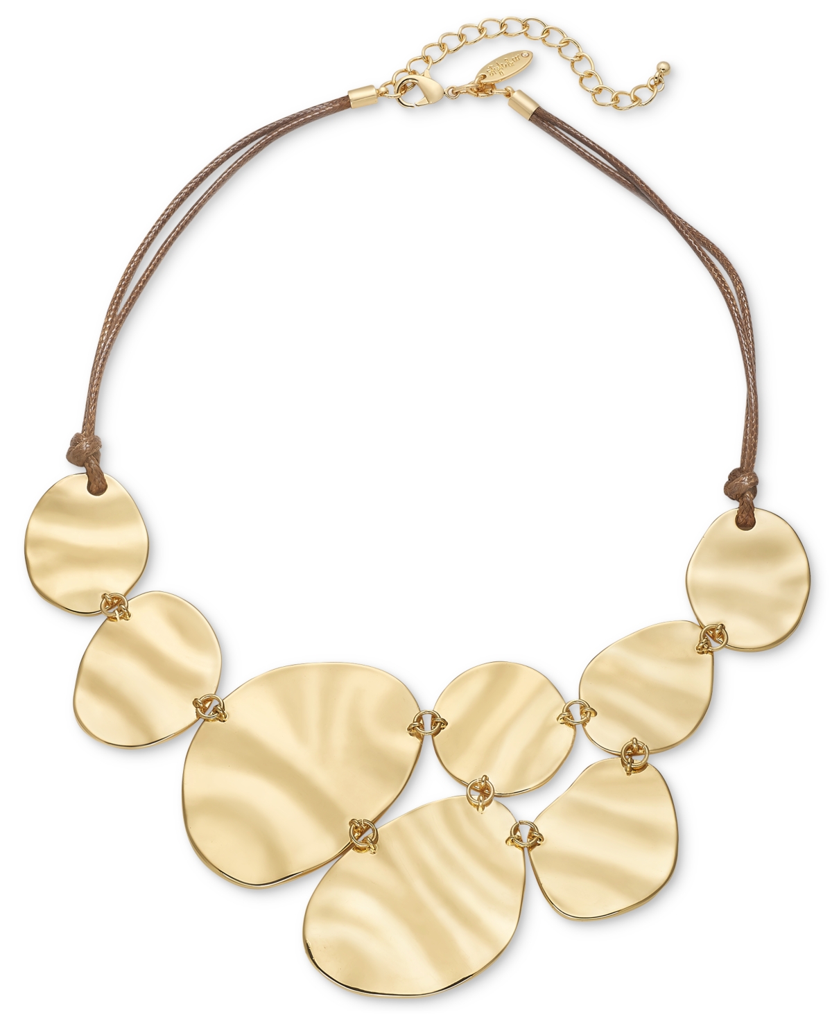 Shop Style & Co Silver-tone Frontal Necklace, 19-1/4" + 3" Extender, Created For Macy's In Gold