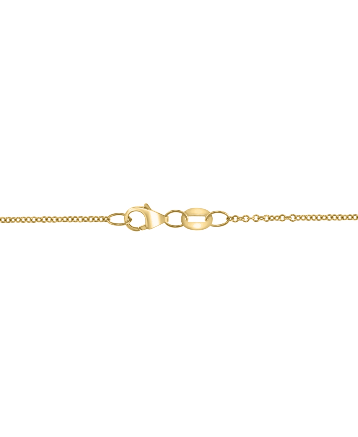 Effy Lapis Lazuli & Diamond (1/10 ct. t.w.) Heart Halo Sunray Disc 18