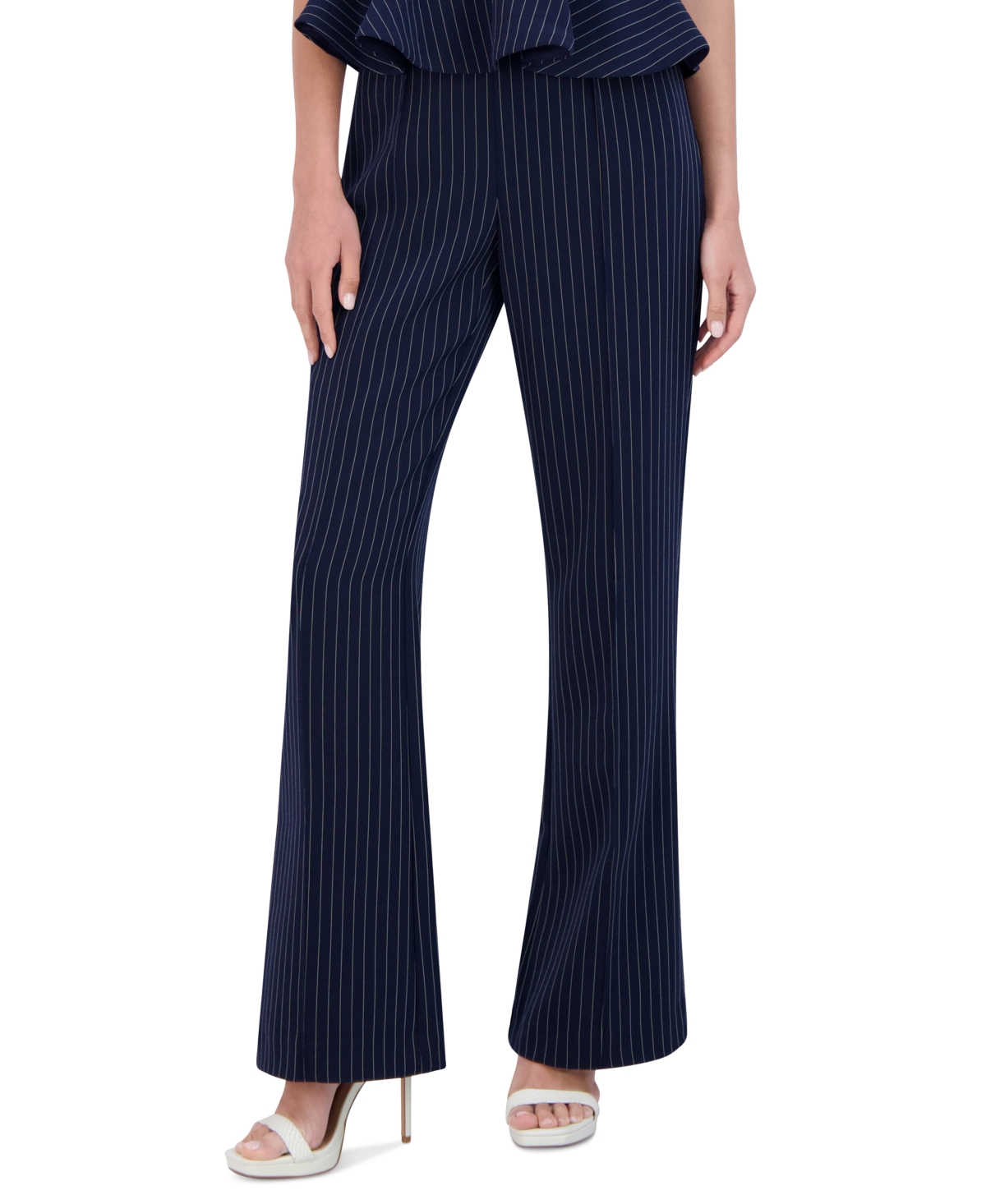 Shop Bcbg New York Women's Pinstripe Trousers