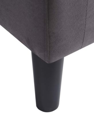 26.25" Microfiber Churchill Accent Chair with Ottoman