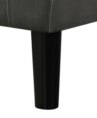 27.75" Microfiber Roosevelt Accent Chair with Ottoman