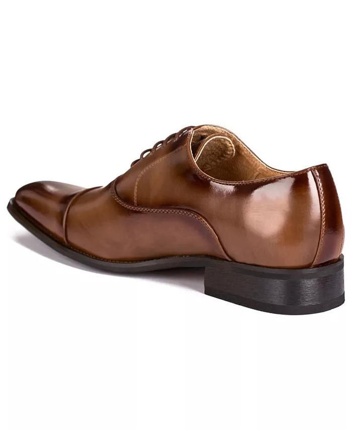 Lace-up Cap Toe Dress Oxfords Shoes - thumbnail 2