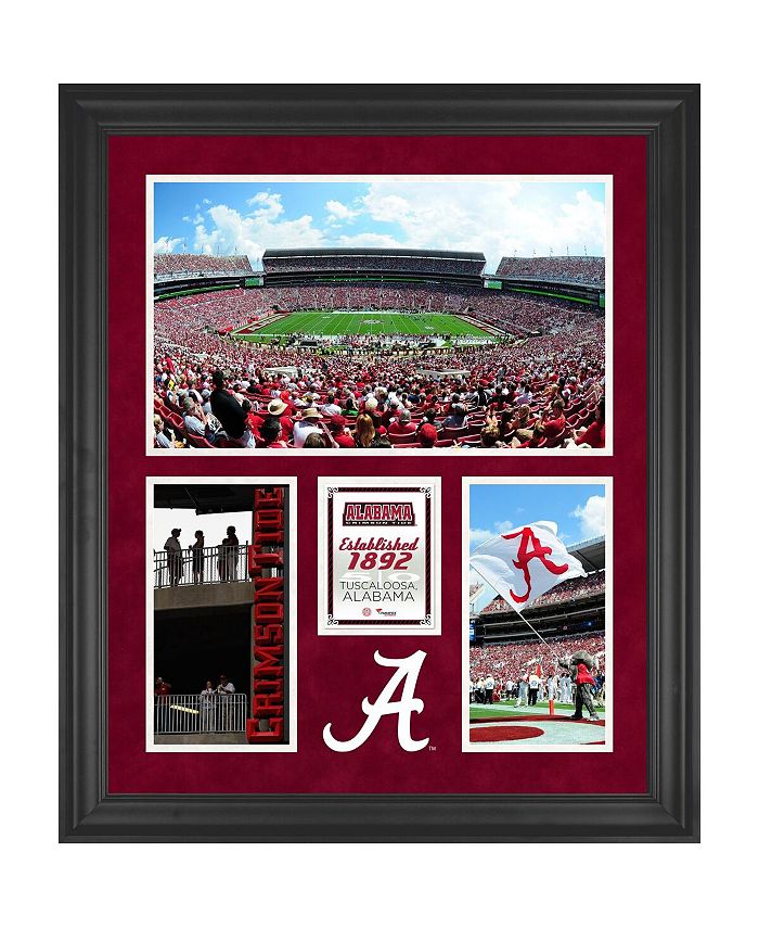 Fanatics Authentic Alabama Crimson Tide BryantDenny Stadium Framed 20