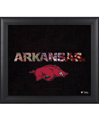 Arkansas Razorbacks Framed 15'' x 17'' Team Heritage Collage - Macy's