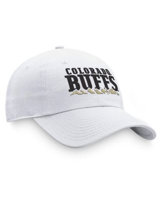 Men's White Colorado Buffaloes Adjustable Hat