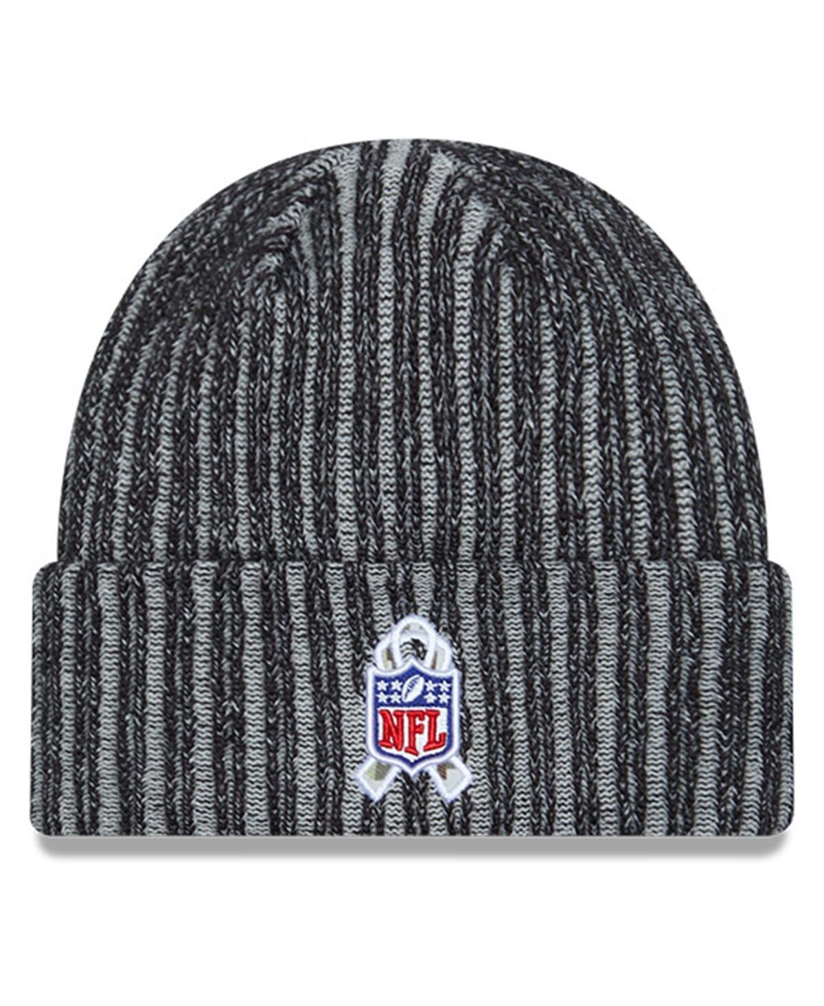 New Era Black Tennessee Titans 2023 Salute To Service Cuffed Knit Hat In Black