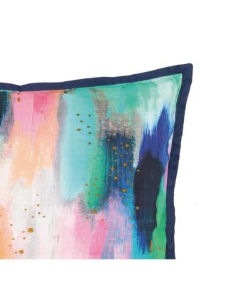 Colorful Brush Strokes Accent Pillow, 22" x 22"