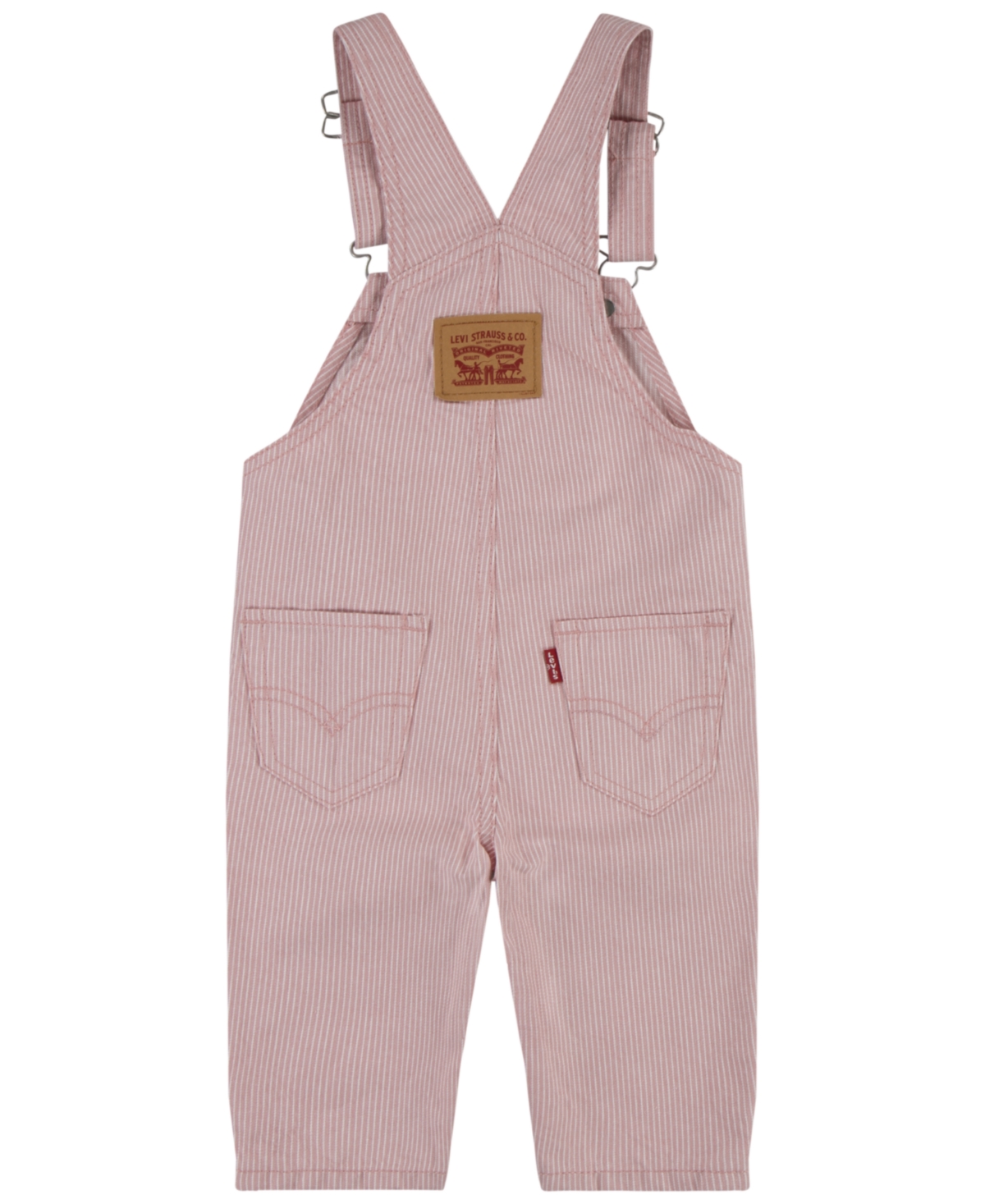 Levi's Baby Girls Railroad Striped Overalls