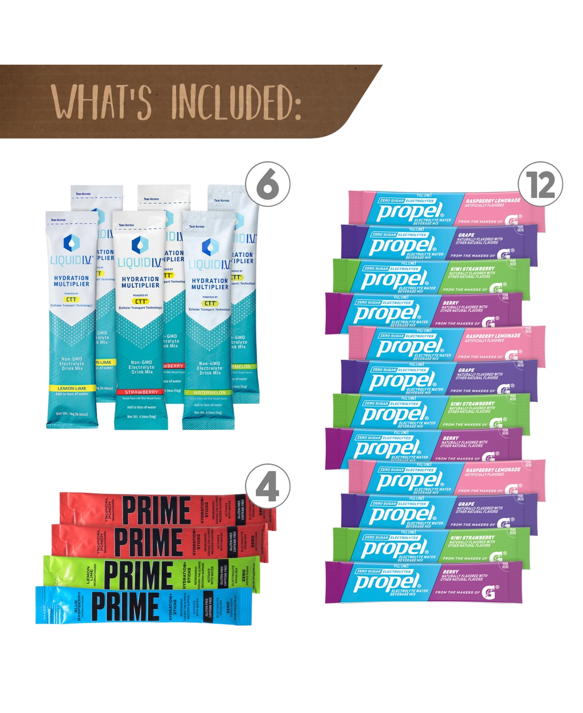Snackboxpros Drink Mix Snack Box, 50 Pieces In No Color