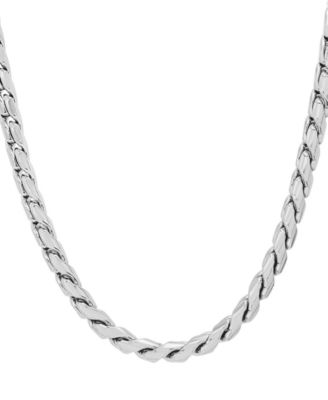 STEELTIME - Men's 18K Gold Plated Fancy Link Necklace, 24"