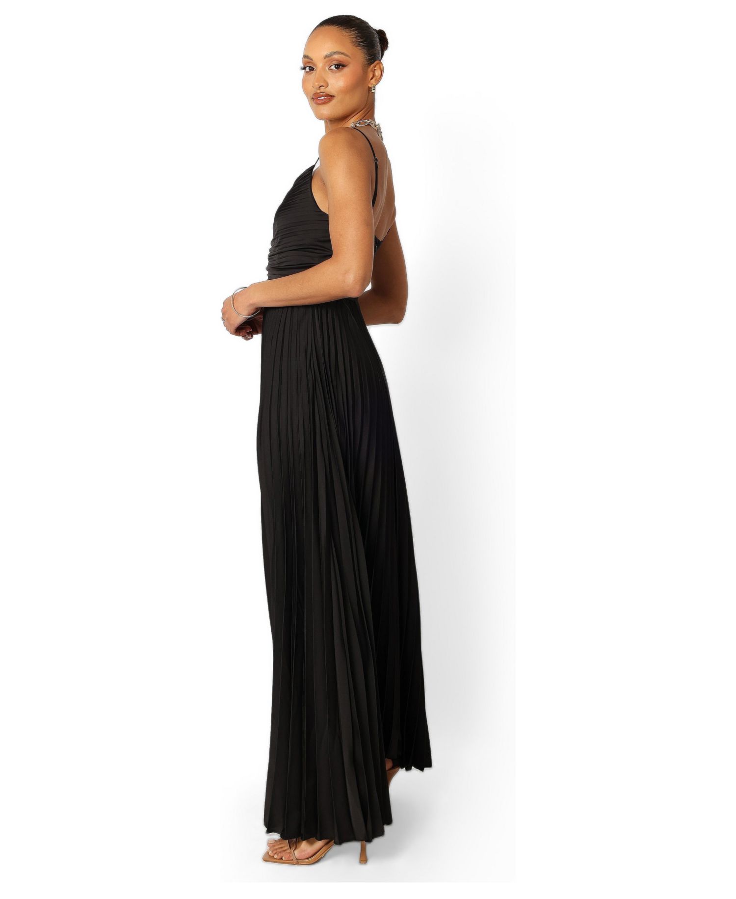 Naira Pleated Maxi Dress
