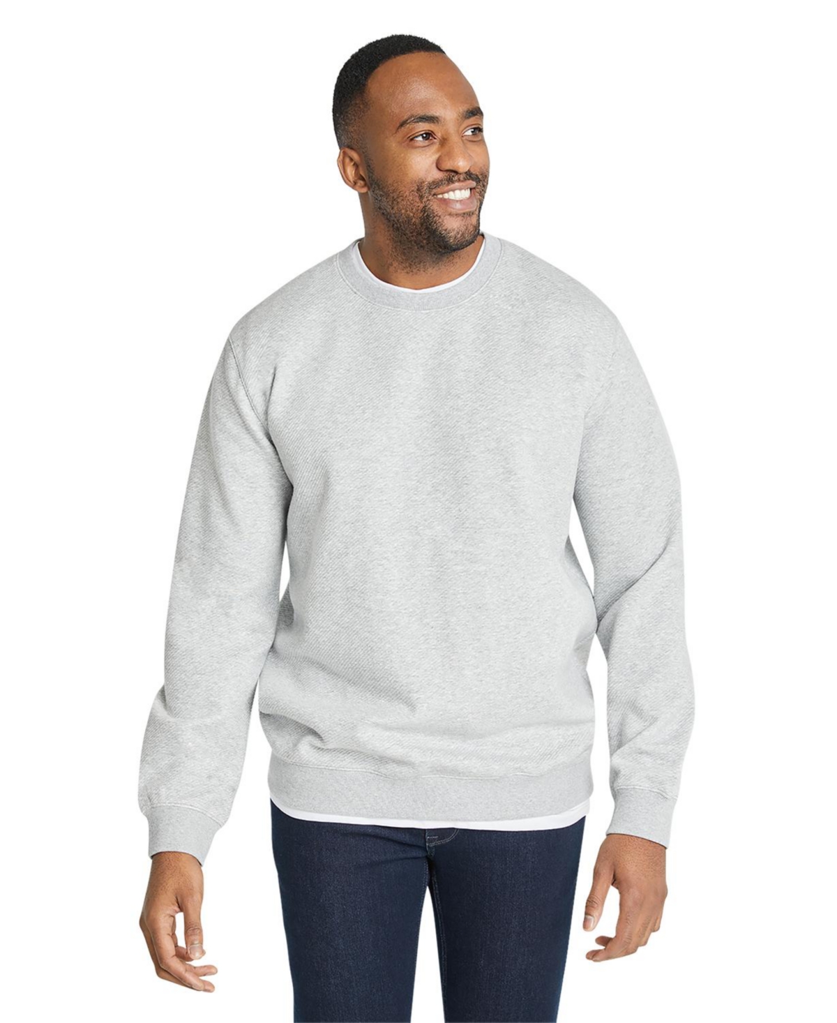 Johnny Bigg Men's Elliot Jacquard Crew Sweatshirt