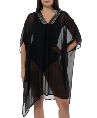 I.N.C. International Concepts - Women's Embellished Caftan Cover-Up