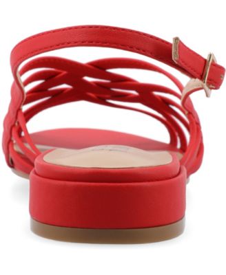 Women's Cassandra Woven Slingback Flat Sandals