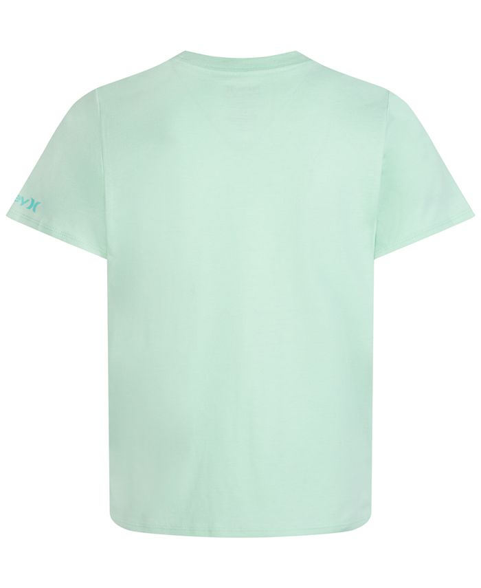 T-shirt Hurley Garçon Manches Courtes - Taille 4T - Bleu - Coton - Occasion Très Bon état