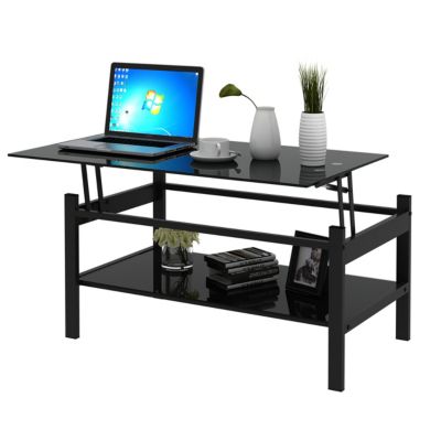 2-Layer Glass Coffee Table