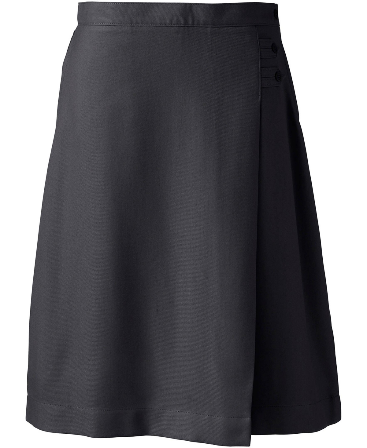 Lands' End Women's School Uniform Solid A-line Skirt Below the Knee